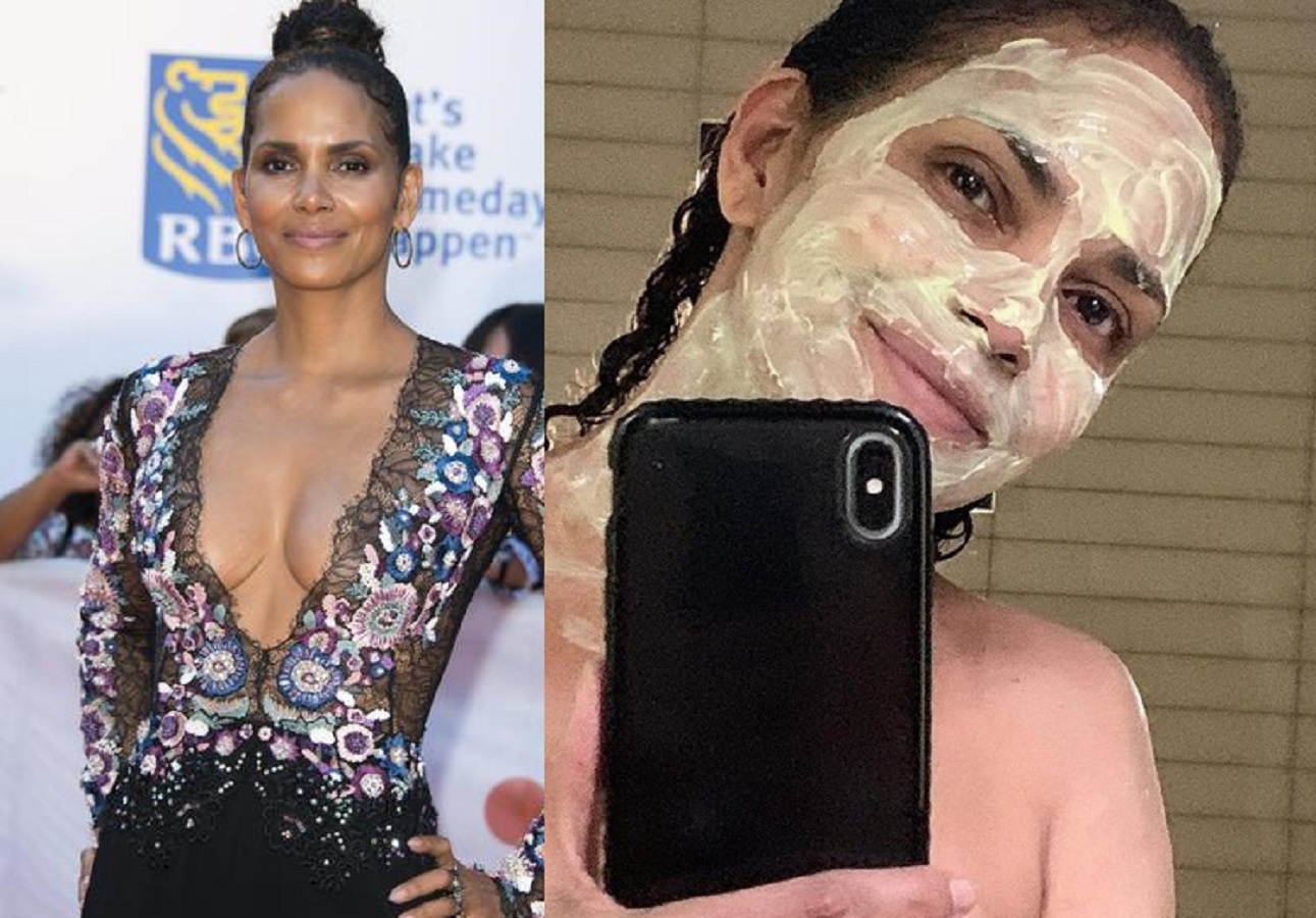 La maschera al tè verde e curcuma di Halle Berry