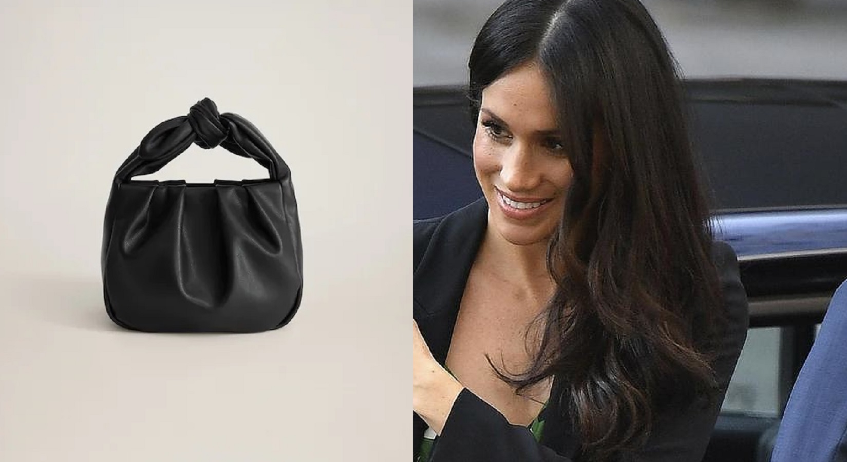 Mango propone una versione low cost della borsa di Meghan Markle