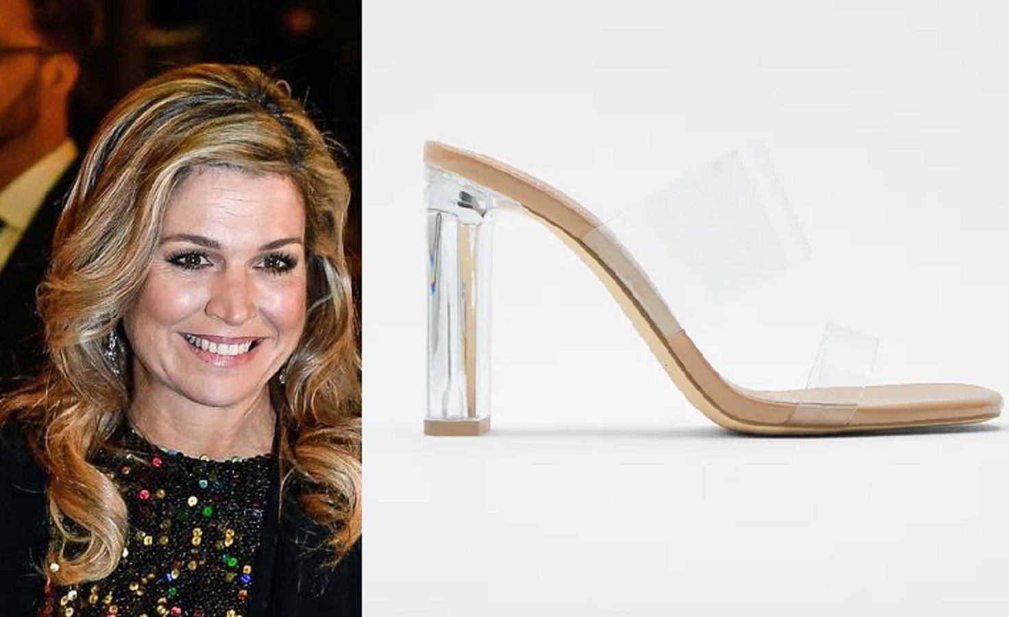 Maxima d'Olanda adora questi sandali trasparenti firmati Zara