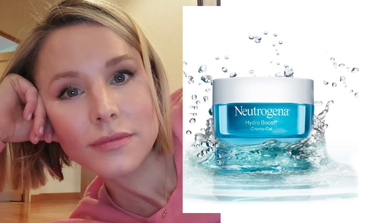 Kristen Bell usa questa crema in gel all'acido aialuronico