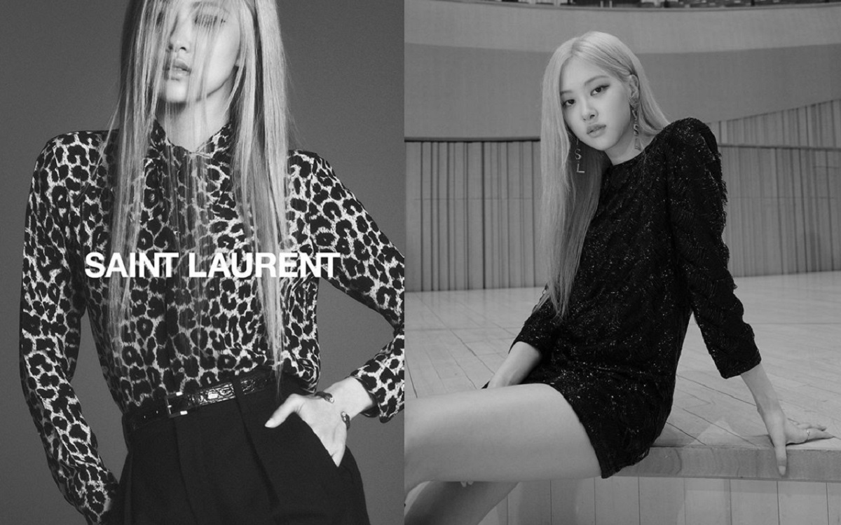 Rosé delle Blackpink nuovo volto Saint Laurent