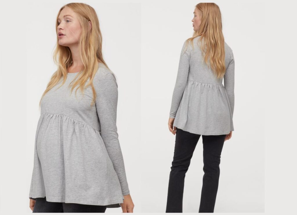 La maglia premaman H\u0026M che ti seguirà durante la gravidanza