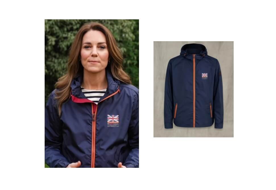 Kate Middleton, giacca "Britannia" da 195 euro firmata Belstaff