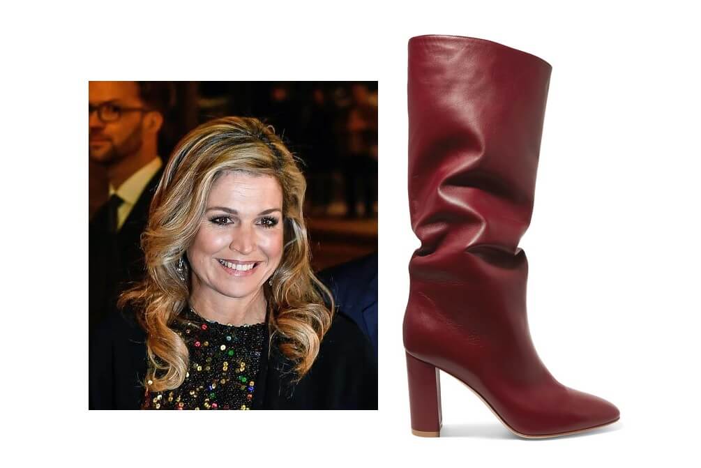 Maxima d'Olanda adora questi stivali rossi di Gianvito Rossi