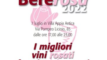 Torna a Roma Bererosa, la manifestazione dedicata ai vini rosati