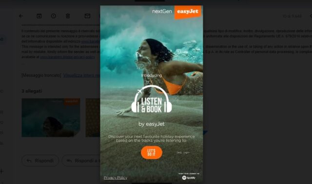 EasyJet insieme a Spotify per offrire consigli di viaggio personalizzati
