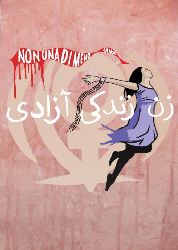 Donna, vita, libertà: la streetartist Laika omaggia le donne iraniane
