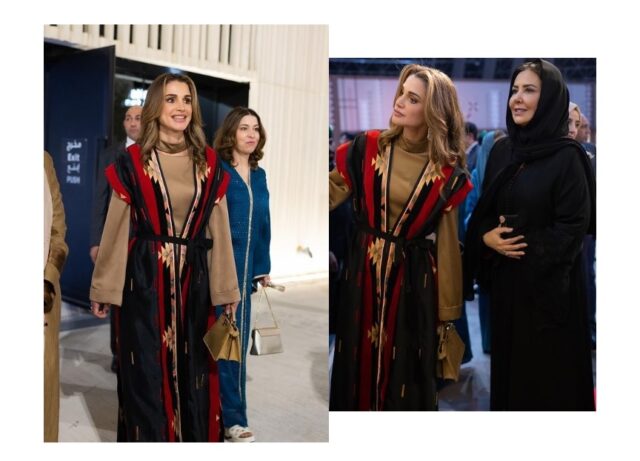 Rania di Giordania in Arabia Saudita, la regina rilancia la moda araba