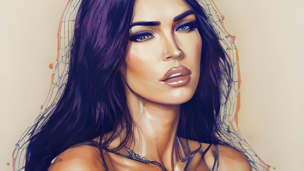 Megan Fox realizzata da una intelligenza artificiale