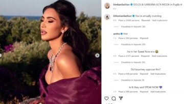 Kim Kardashian ad Alberobello per la sfilata di Dolce&Gabbana