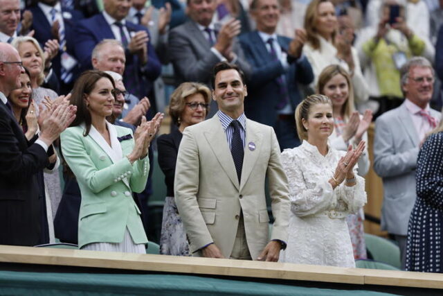 Kate Middleton inaugura la stagione del colore menta a Wimbledon