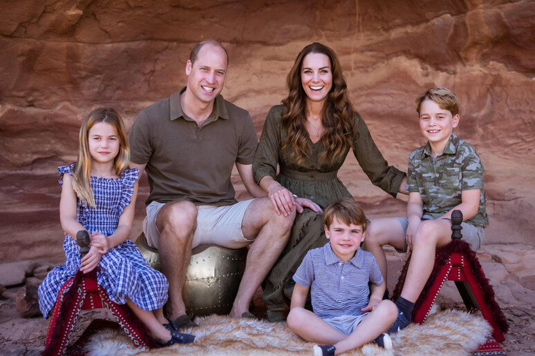 William, Kate e i figli George Charlotte e Louis
