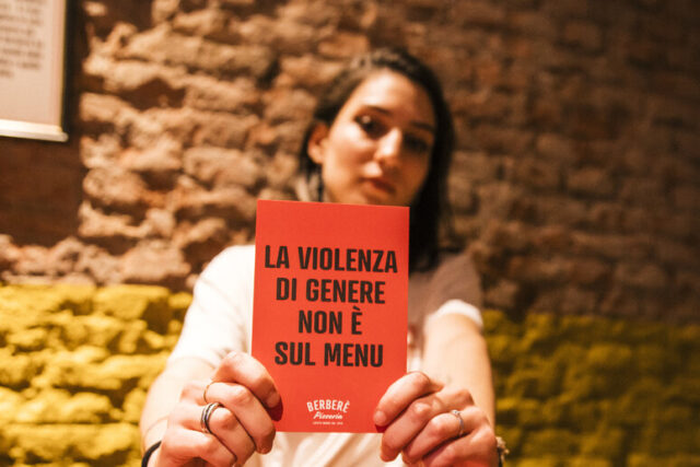 La catena di pizzerie Berberè in campo contro la violenza di genere