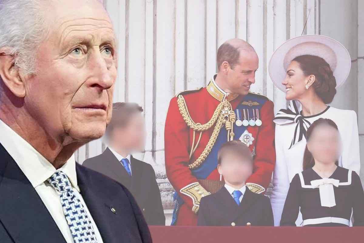 re carlo lontano dai nipoti