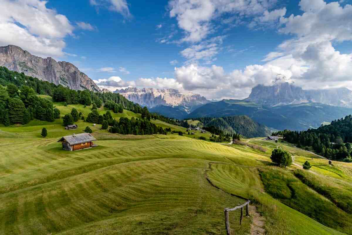 uno scorcio delle Dolomiti