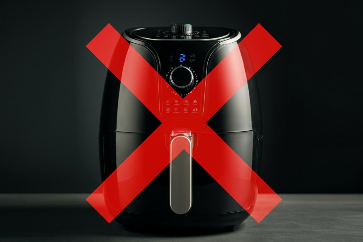 Friggitrice ad aria danneggiata